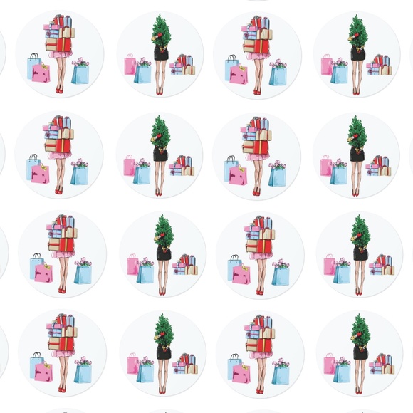 Trendy Jewels Other - x100 Fashion Handbag Sticker Seals Handmade Fashion Girl Scrapbook Stick…